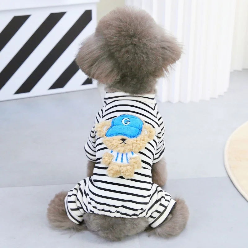 Macacão Pet Listradinho