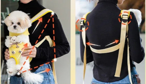 Mochila Canguru Pet Conchinha