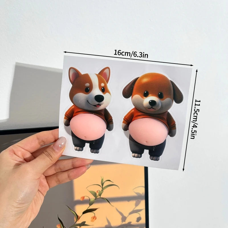 Adesivo 3D Pet Amortecedor Porta 2 unds