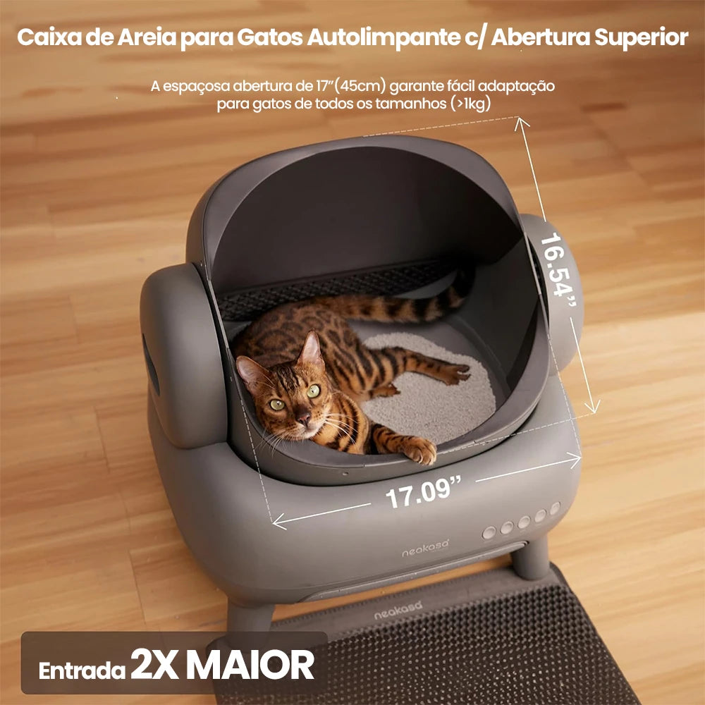 Caixa de Areia para Gatos Elétrica Inteligente, Anti-odor e Autolimpante SmartCat Box