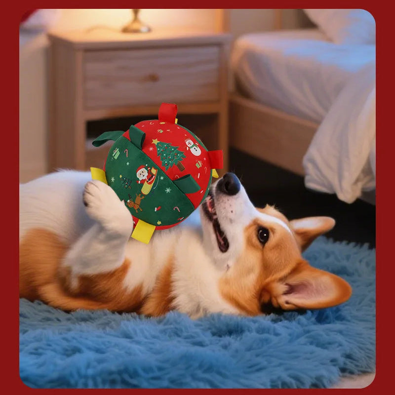 Brinquedo Bola Pet Mágica de Natal