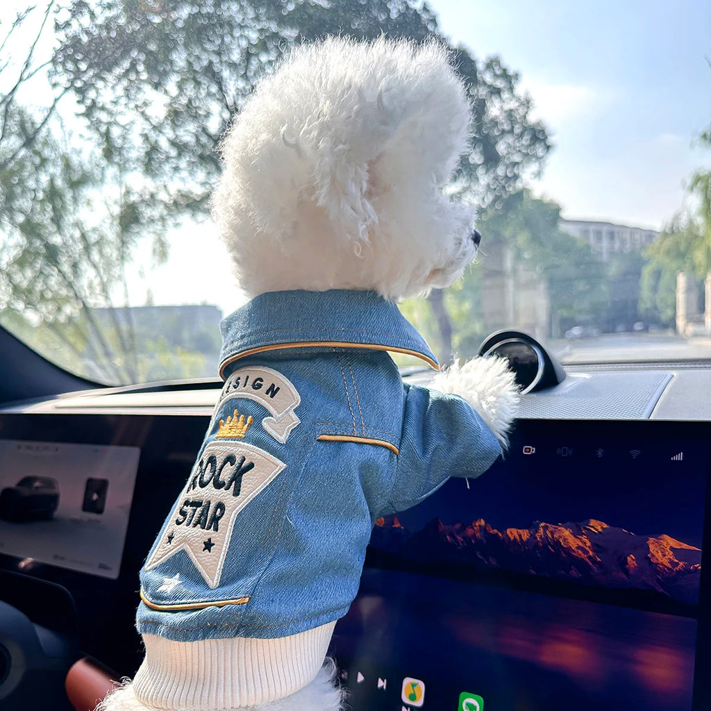 Jaqueta Jeans Pet Rock Star