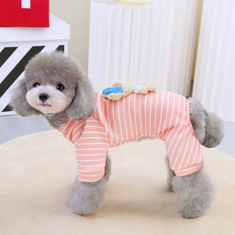 Macacão Pet Listradinho