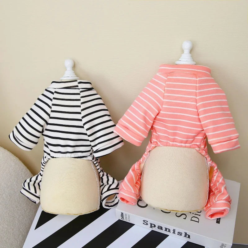 Macacão Pet Listradinho