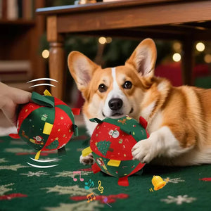 Brinquedo Bola Pet Mágica de Natal