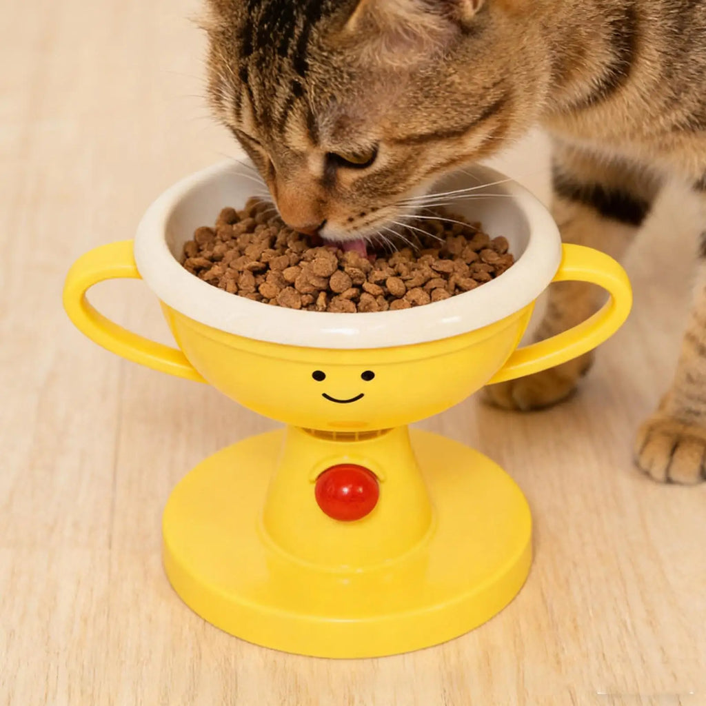 Tigela Pet Elevada Ajustável Troféu Feliz