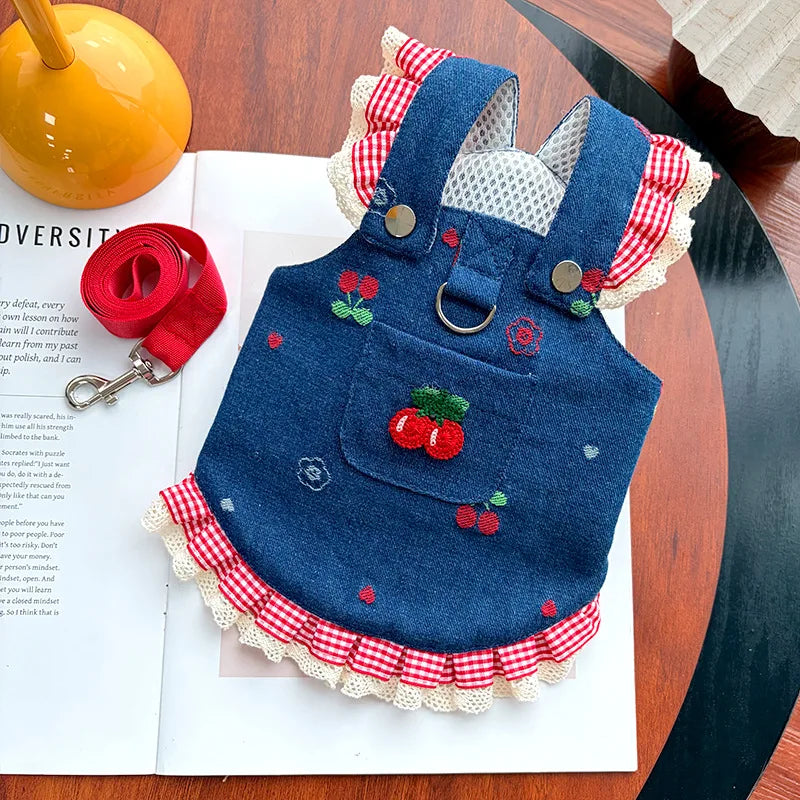 Vestidinho Jeans Pet Babadinhos
