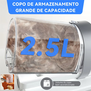 Máquina Removedora & Aspiradora de Pelos Pet Grande Capacidade HairFree