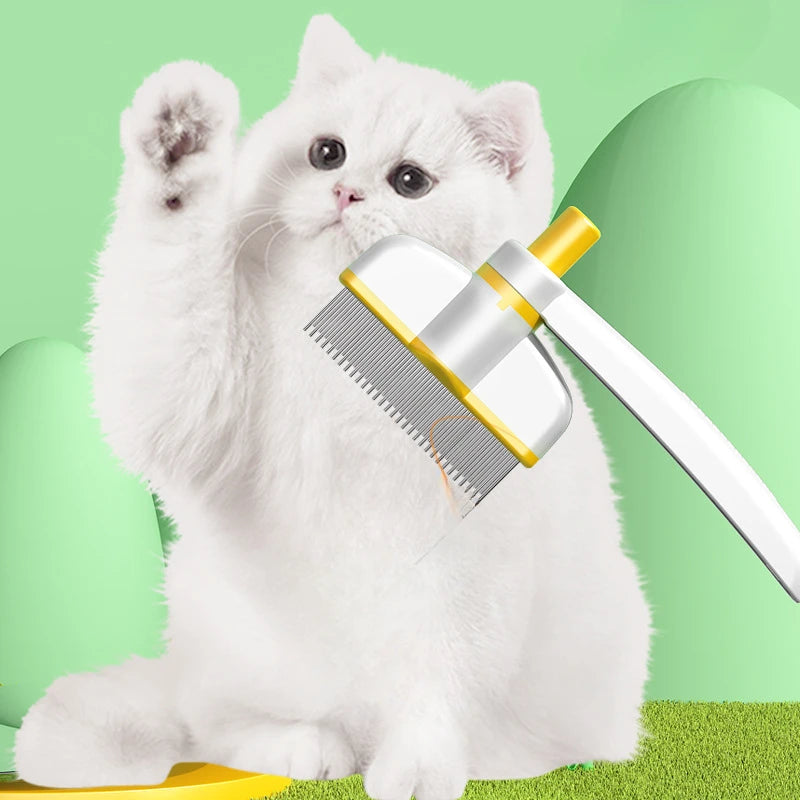 Pente Remove Pelos Autolimpante Pet Rout