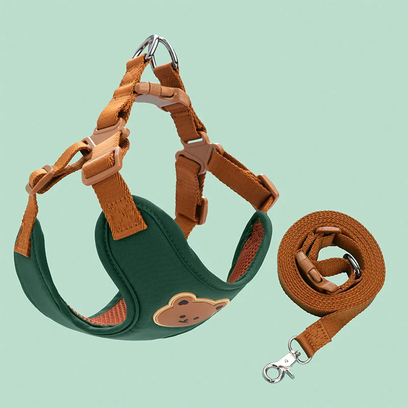 Coleira & Guia Pet Ursinho