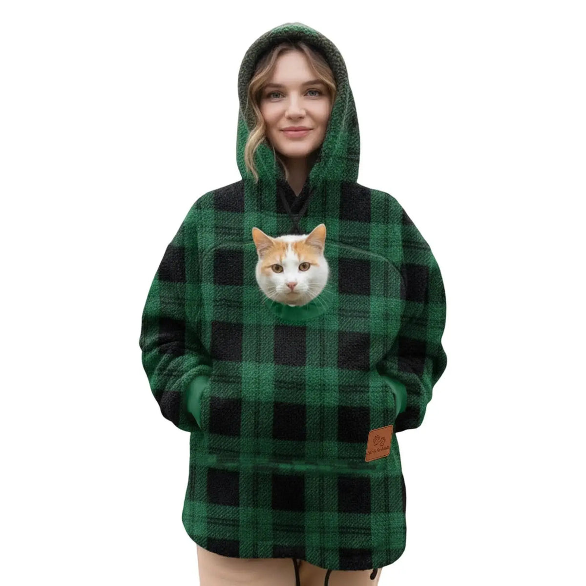 Moletom Canguru Pet Com Zíper Grudinho