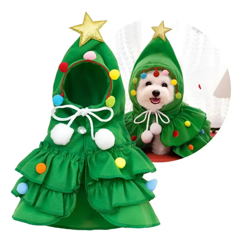 Roupinha Xale Pet Encanto de Natal