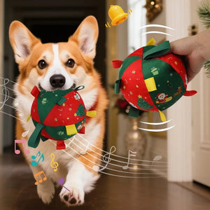Brinquedo Bola Pet Mágica de Natal