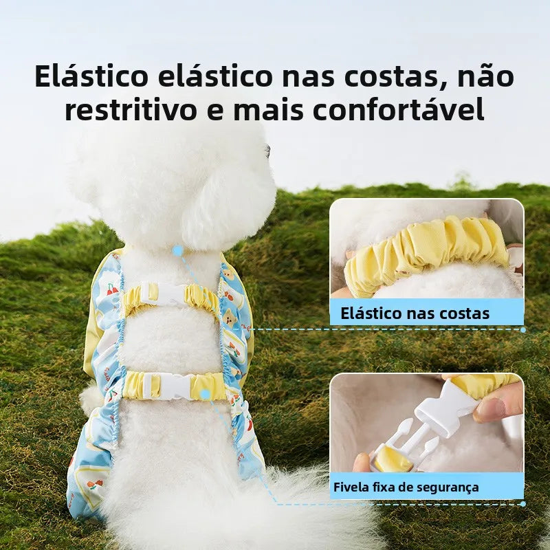 Macacão Anti-sujeira Pet Aventurinha