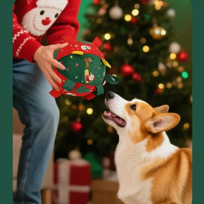 Brinquedo Bola Pet Mágica de Natal