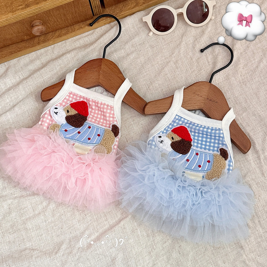 Vestido Pet Tule Smiles