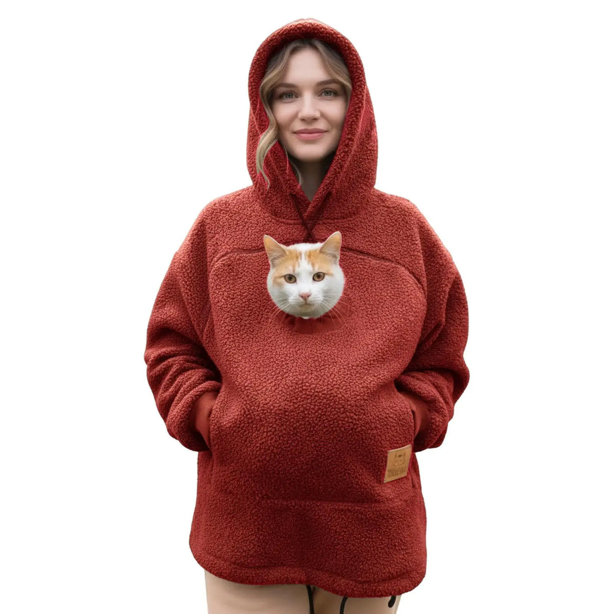 Moletom Canguru Pet Com Zíper Grudinho