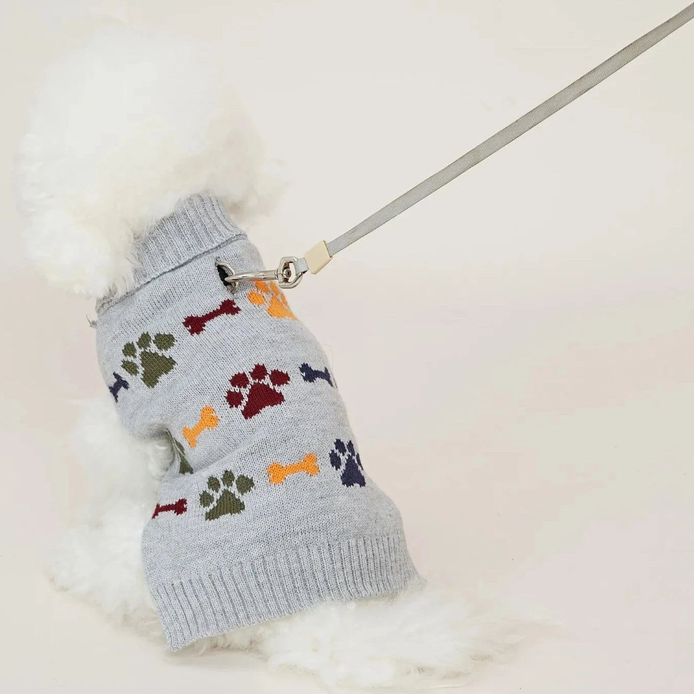 Tricot Lã Mescla Paws