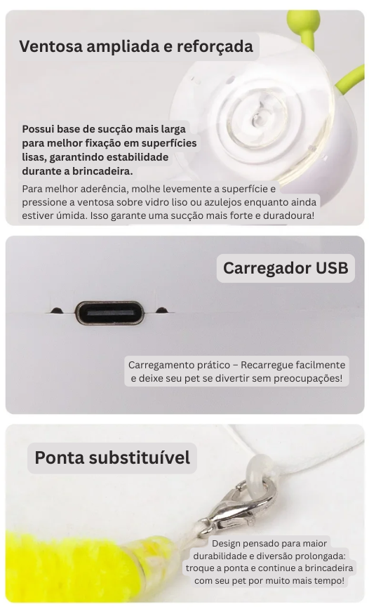 Brinquedo Inteligente Interativo Pet Minhoquinha