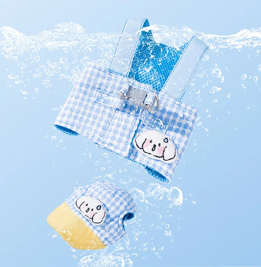 Kit Coleira Peitoral/Guia & Chapéu Hame