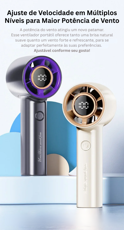 Seca Pet Portátil Silencioso USB Vento Sopro Mágico