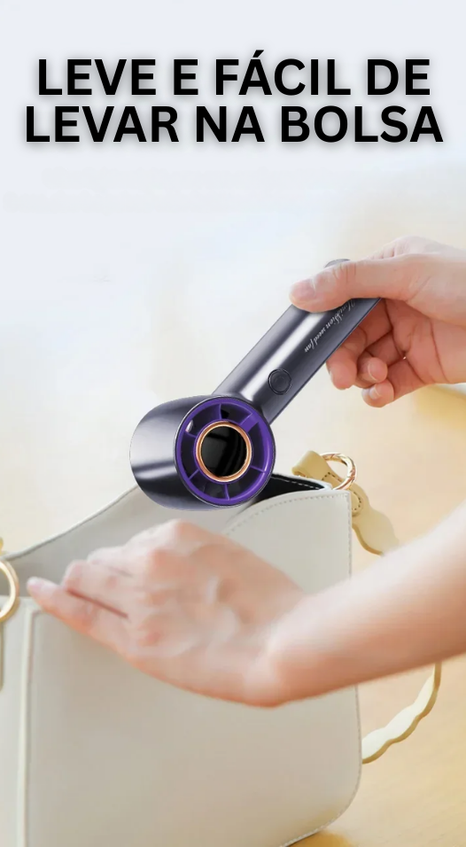 Seca Pet Portátil Silencioso USB Vento Sopro Mágico