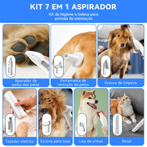 Máquina Removedora & Aspiradora de Pelos Pet Grande Capacidade HairFree