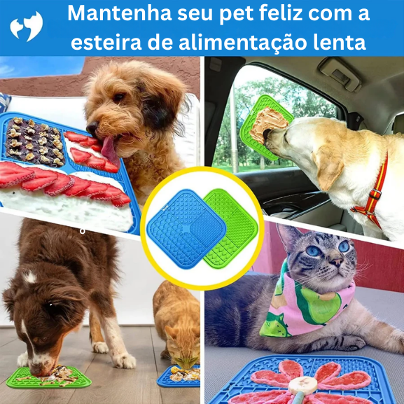 Esteira de Alimentação Lenta + Espátula Comidinha