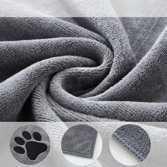Toalha Pet Ultra-absorvente Macia Pet Talk