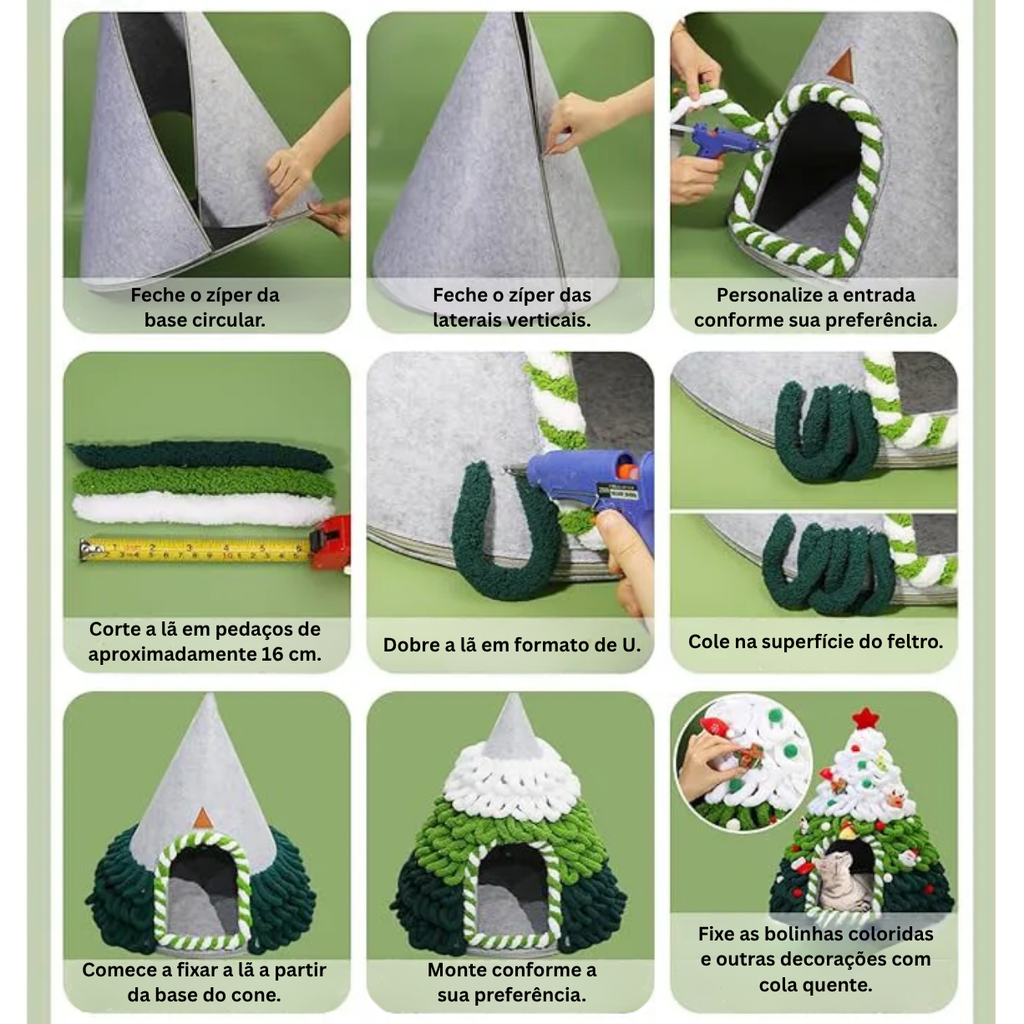 Caminha Pet Árvore de Natal