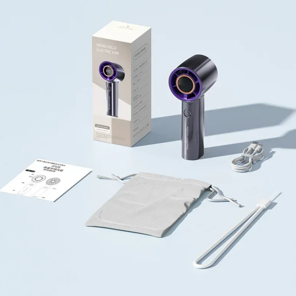 Seca Pet Portátil Silencioso USB Vento Sopro Mágico