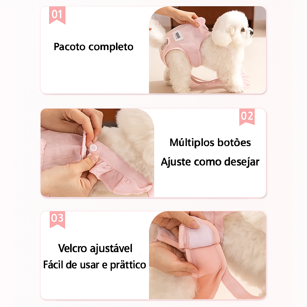 Macacão Pet Fraldinha PantiPet