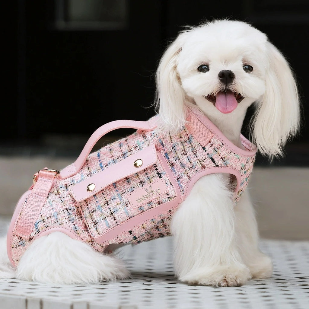 Mochila/Coleira Lateral com Elevação Étoile Pet