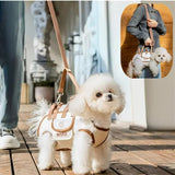 Mochila/Coleira com Elevação Pet Crossbody