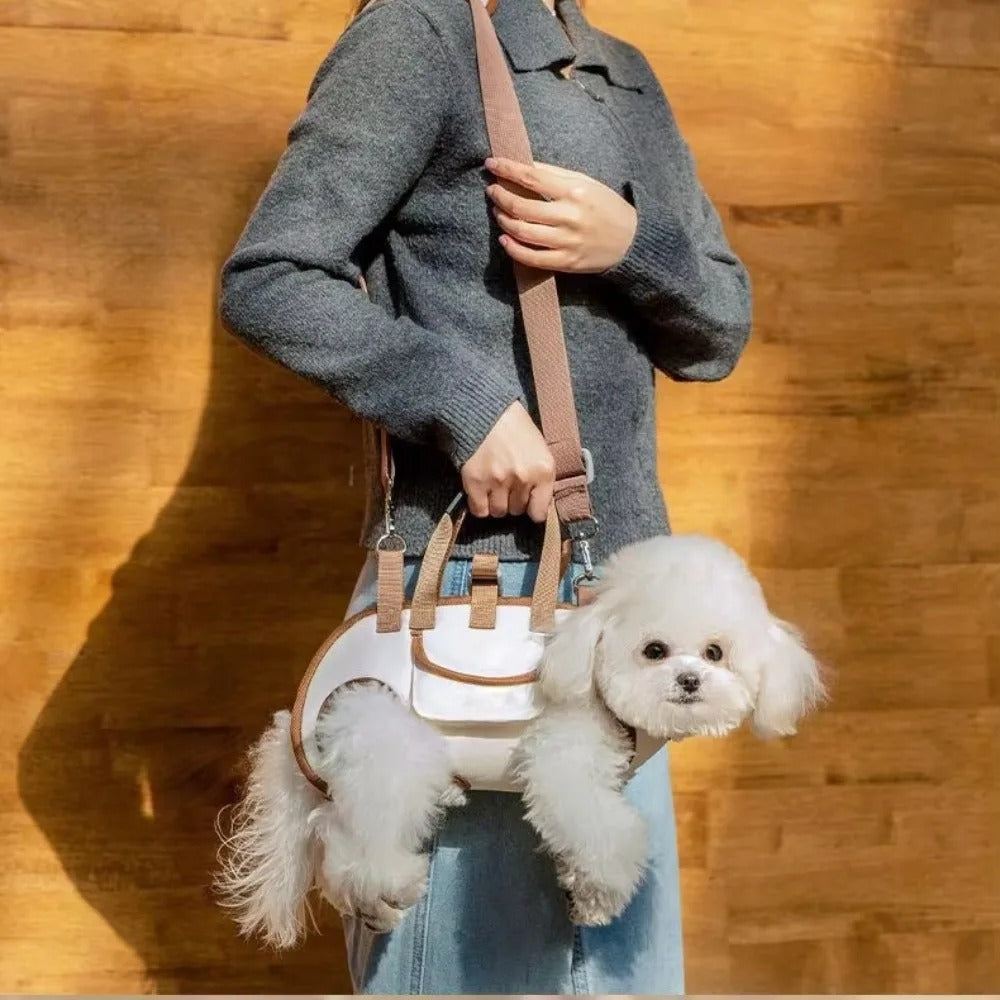 Mochila/Coleira com Elevação Pet Crossbody