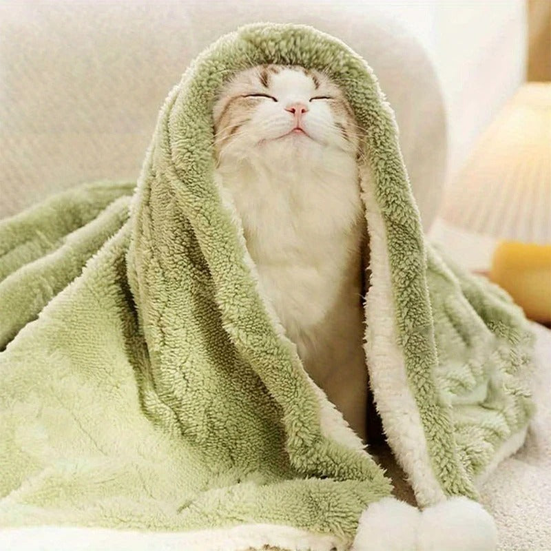 Cobertor Fofo Pompom