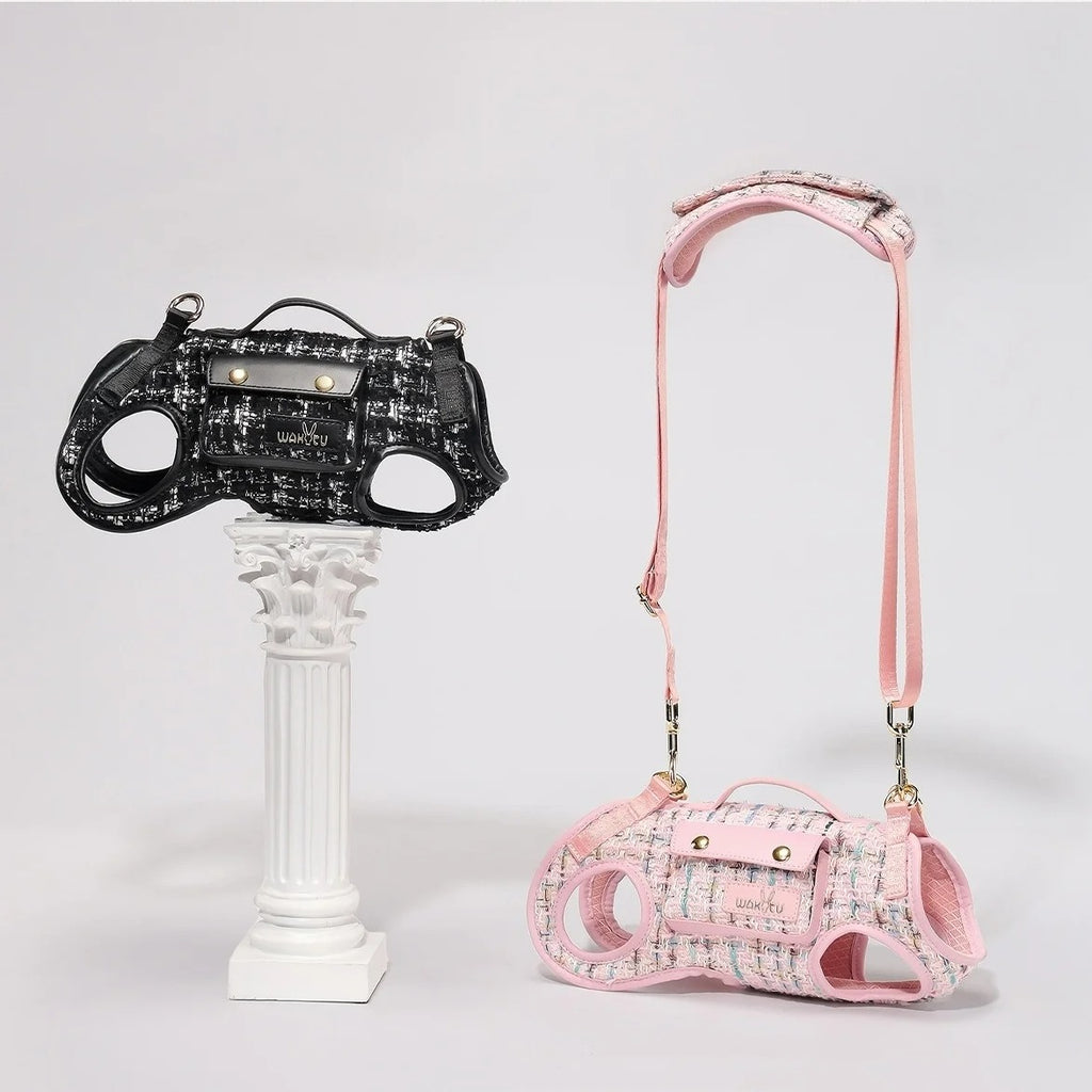 Mochila/Coleira Lateral com Elevação Étoile Pet