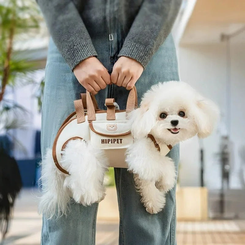 Mochila/Coleira com Elevação Pet Crossbody