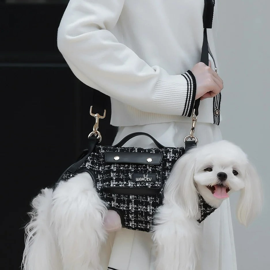 Mochila/Coleira Lateral com Elevação Étoile Pet