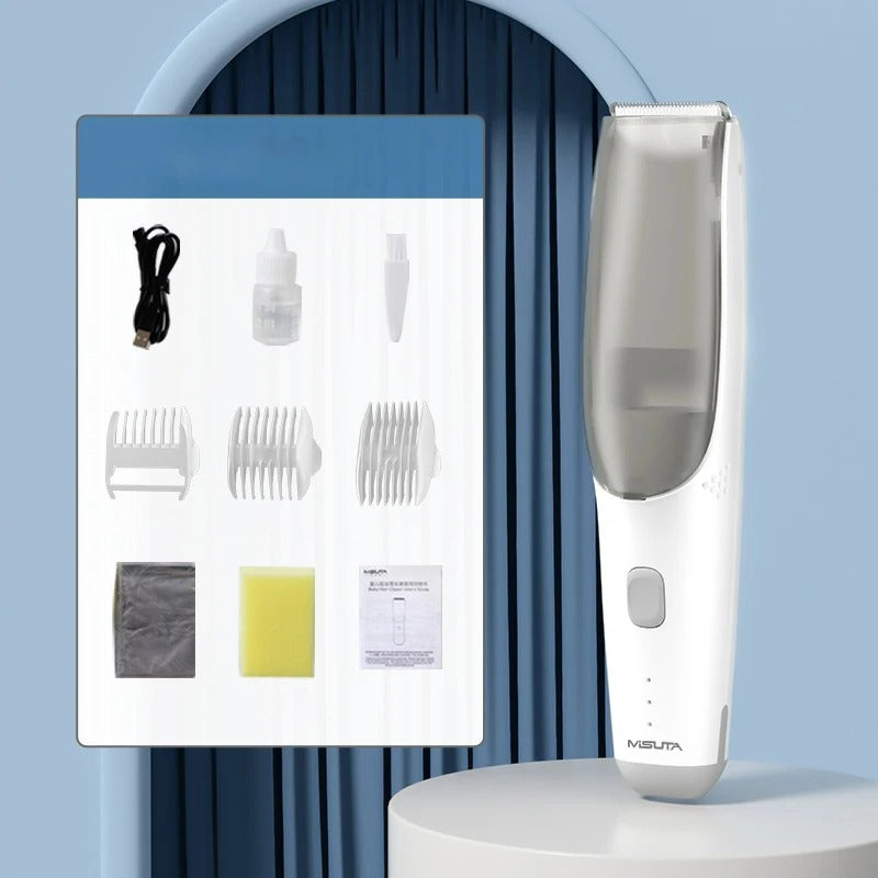 Kit Máquina de Aparar & Aspirar Pelos Pet Houlie