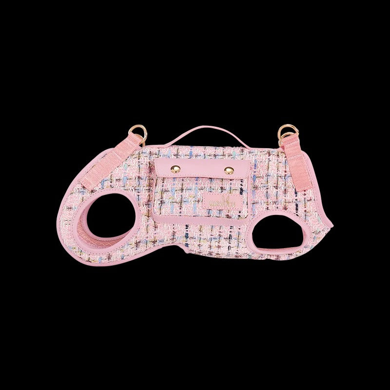 Mochila/Coleira Lateral com Elevação Étoile Pet