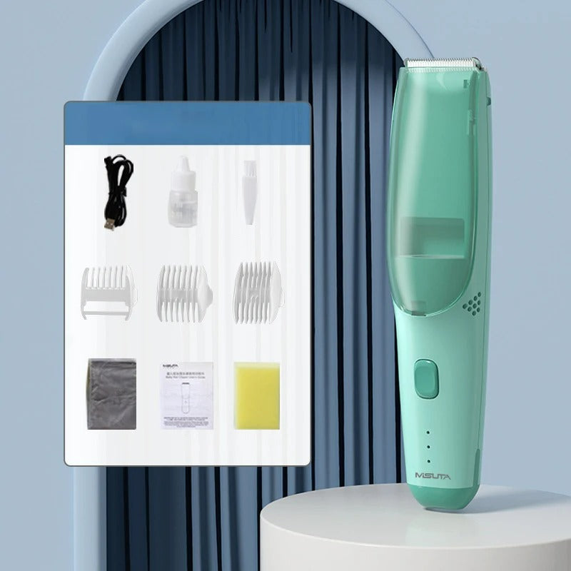 Kit Máquina de Aparar & Aspirar Pelos Pet Houlie