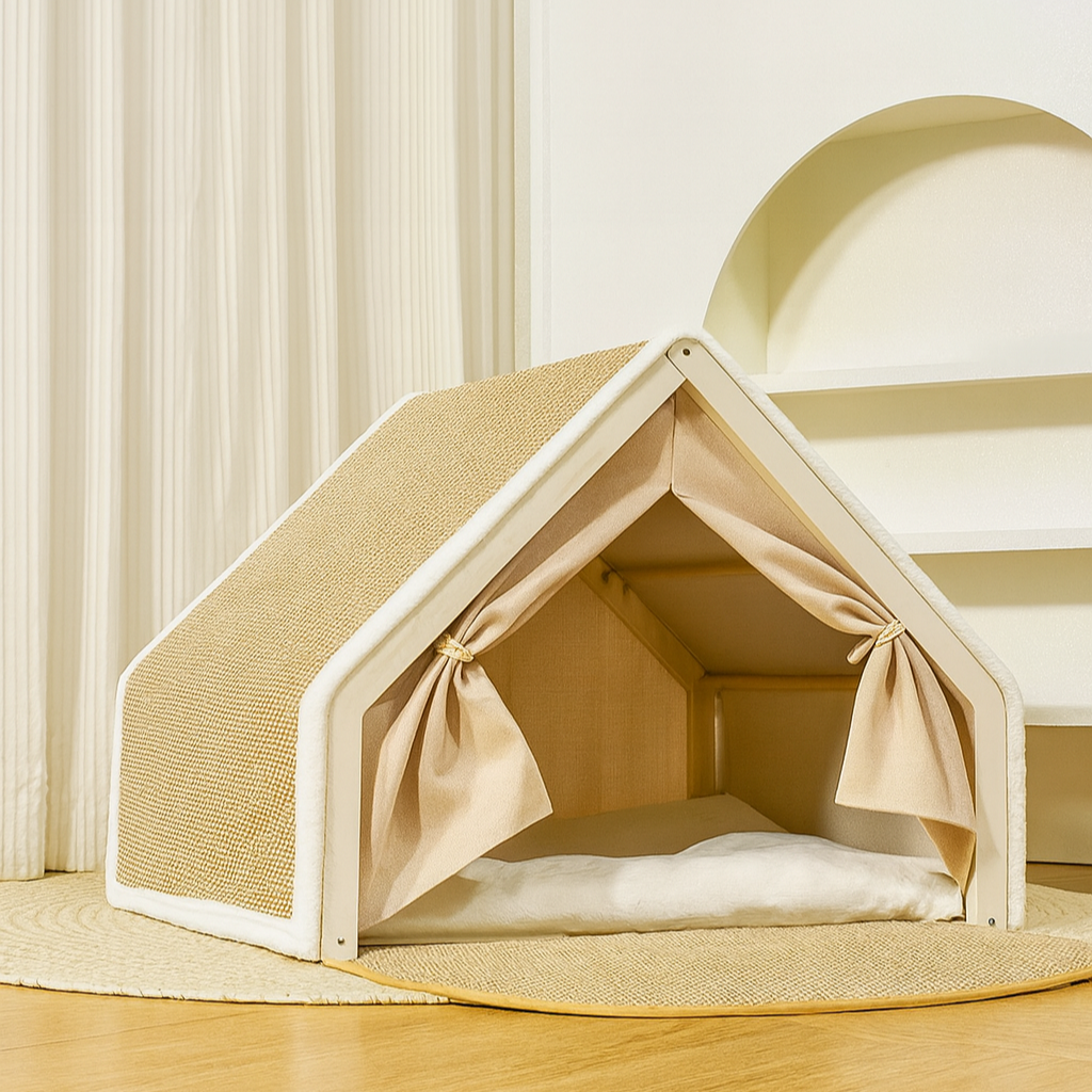 Casinha Pet Com Arranhador Sisal Pet Nature