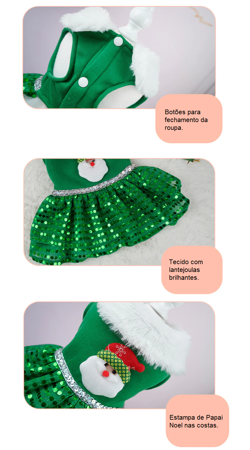 Vestido Natalino Fashion