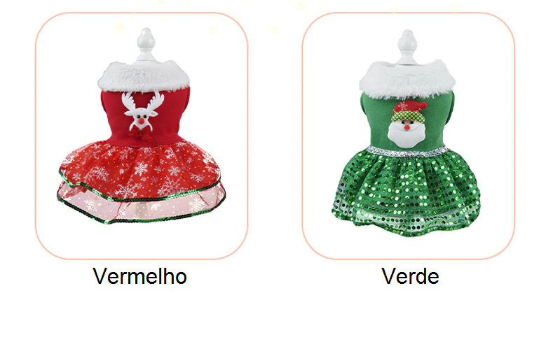 Vestido Natalino Fashion