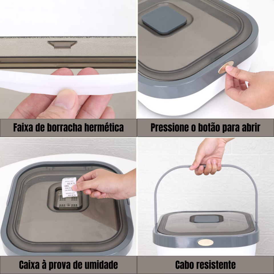 Armazenador de Ração Retrátil Dix