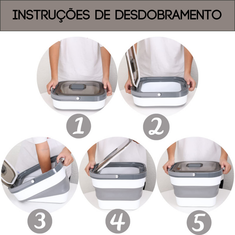 Armazenador de Ração Retrátil Dix