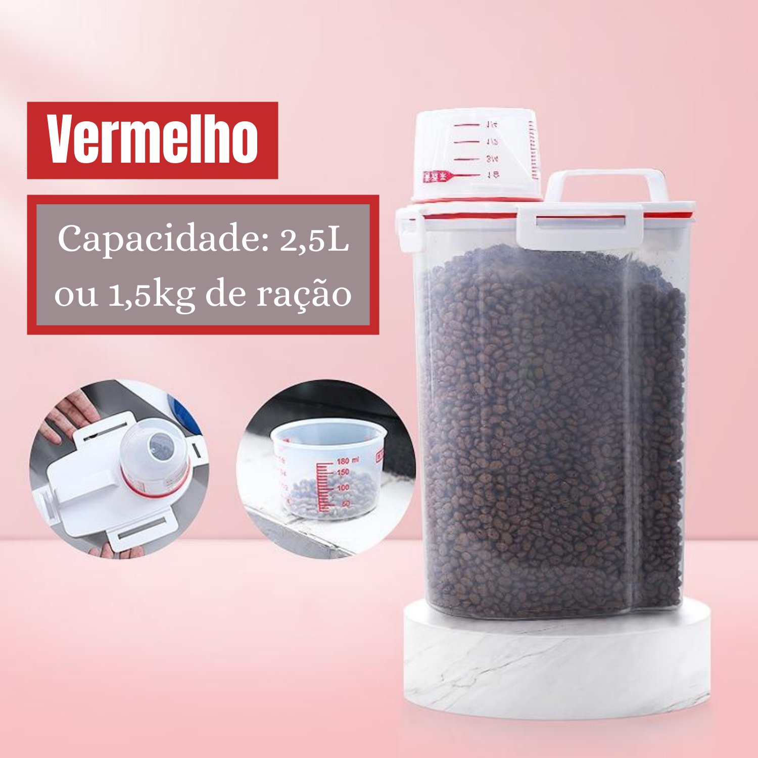 Armazenador e Dispensador de Ração Premix