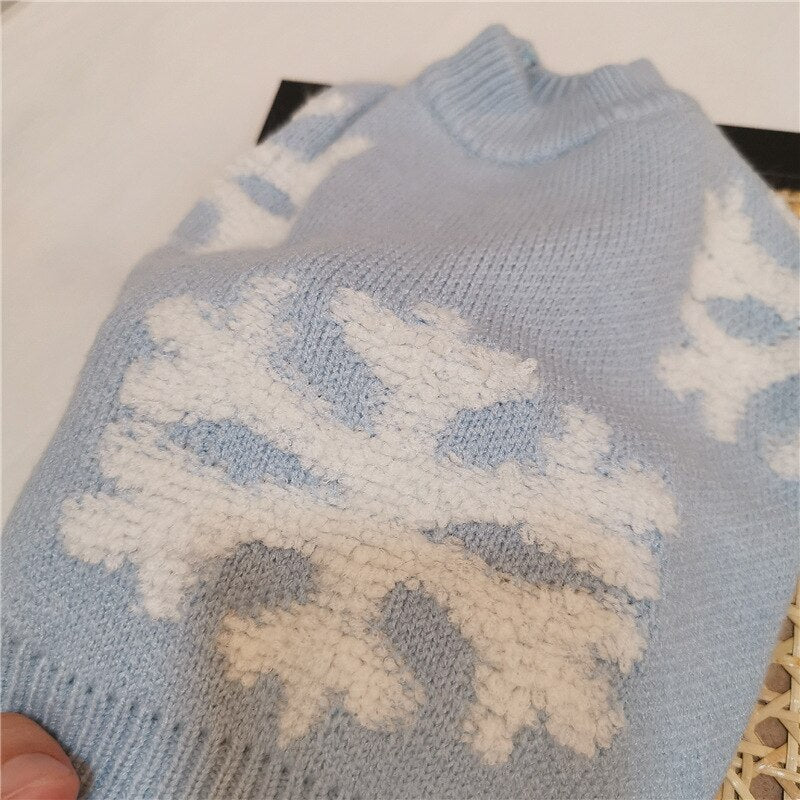 Tricot Pet Snowflakes