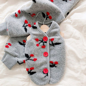 Colete Tricot Cherry